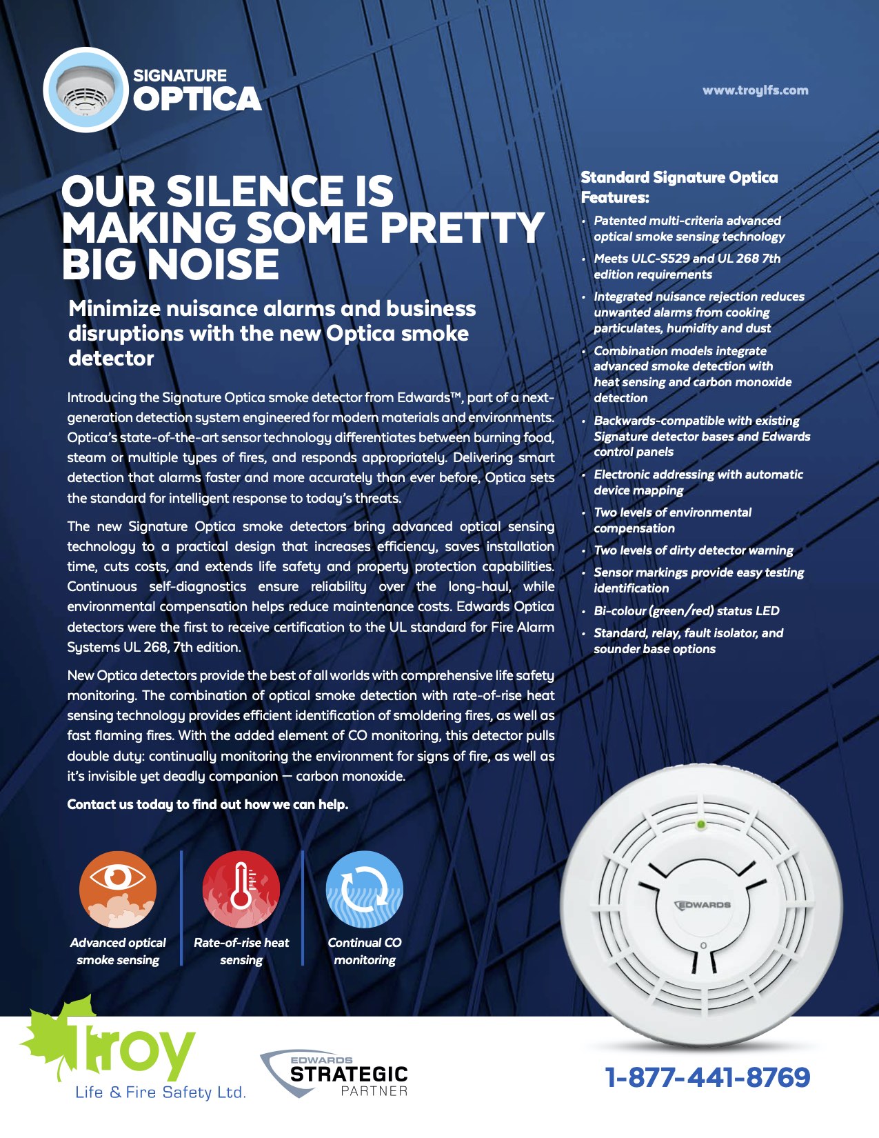 Signature Optica - Our Silence is Making Some Pretty Big Noise Flyer