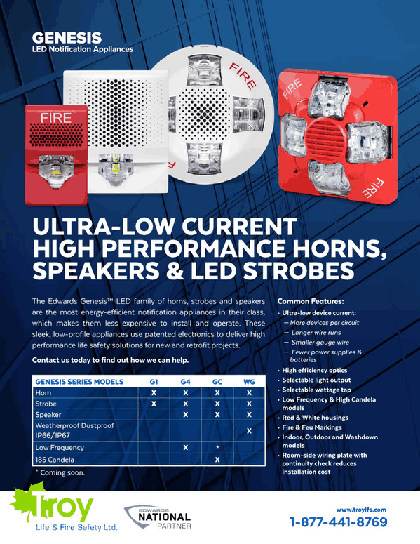 High Performance Genesis Led Series Notification Flyer