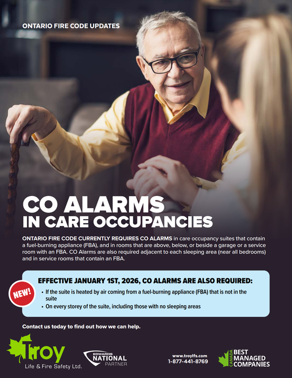 CO Alarms In Care Occupancies PDF Flyer