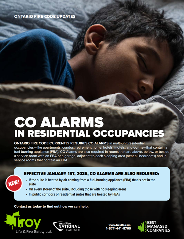 CO Alarms in Residential Occupancies PDF Flyer