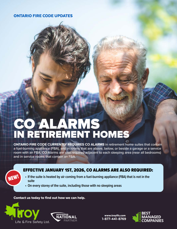 CO Alarms in Retirement Occupancies PDF Flyer